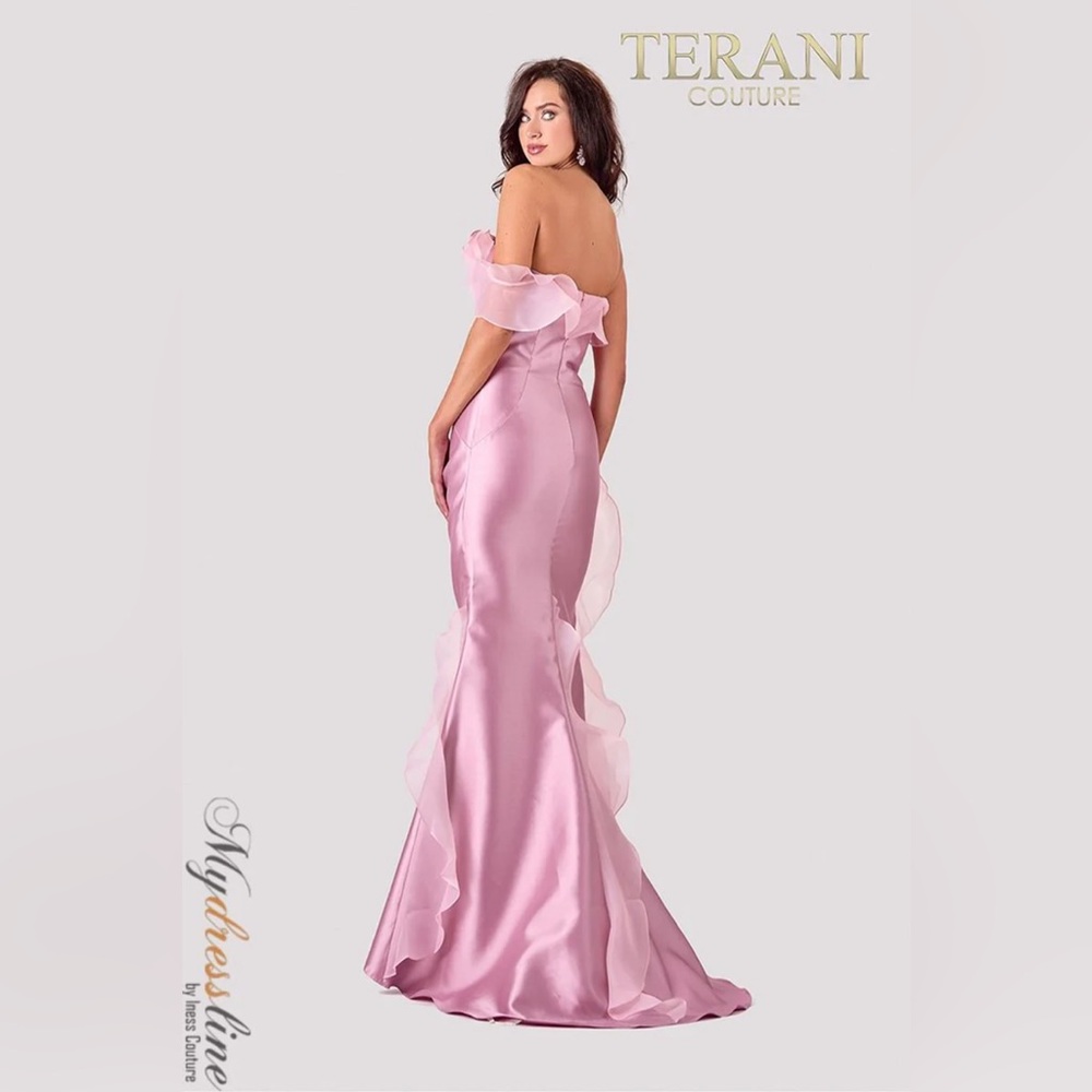 Terani Couture Pink Maxi Dress